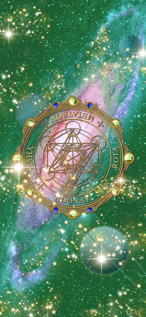 メタトロン召喚図スマホ用壁紙