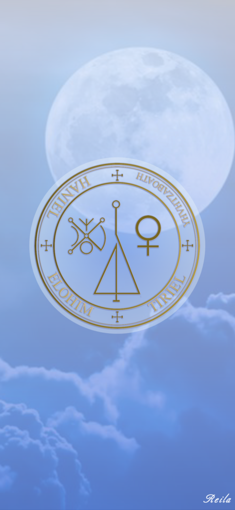 大天使は縫える召喚図スマホ用壁紙