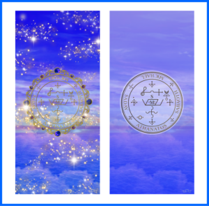 大天使ミカエル召喚図スマホ用壁紙