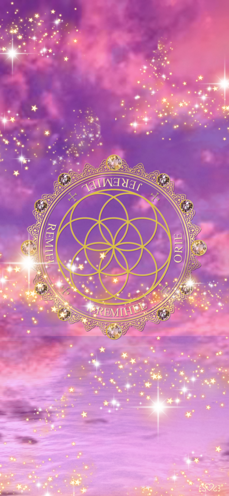 大天使エレミエル（ジェレミエル）召喚図スマホ壁紙