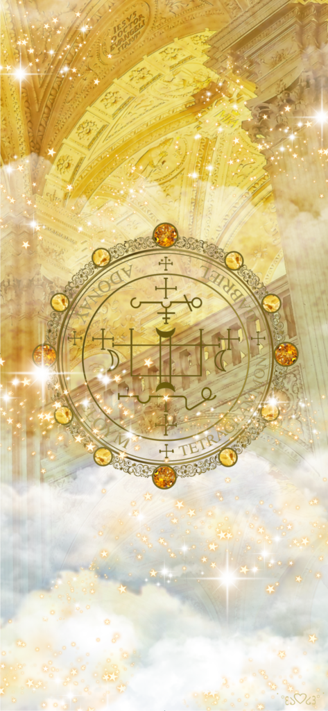 ガブリエル召喚図スマホ壁紙