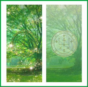 大天使ラファエル召喚図スマホ用壁紙