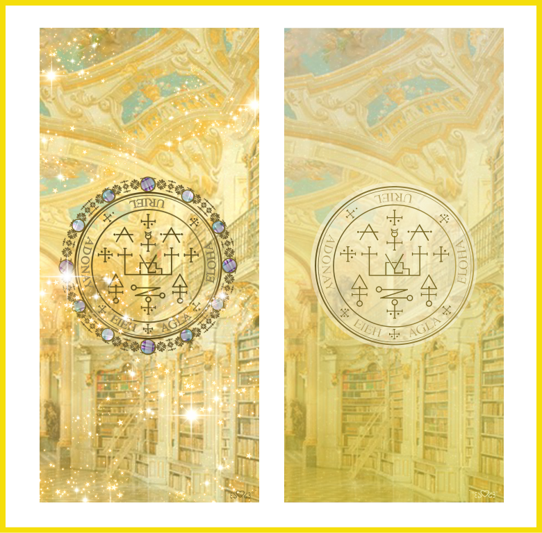 大天使ウリエル召喚図スマホ壁紙