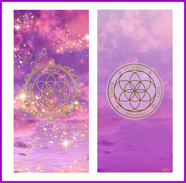 大天使エレミエル（ジェレミエル）召喚図スマホ壁紙