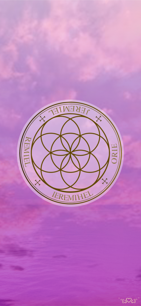 大天使エレミエル（ジェレミエル）召喚図スマホ壁紙