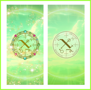 大天使チャミュエル召喚図スマホ壁紙