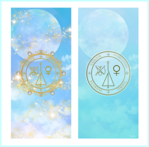 大天使ハニエル召喚図スマホ壁紙