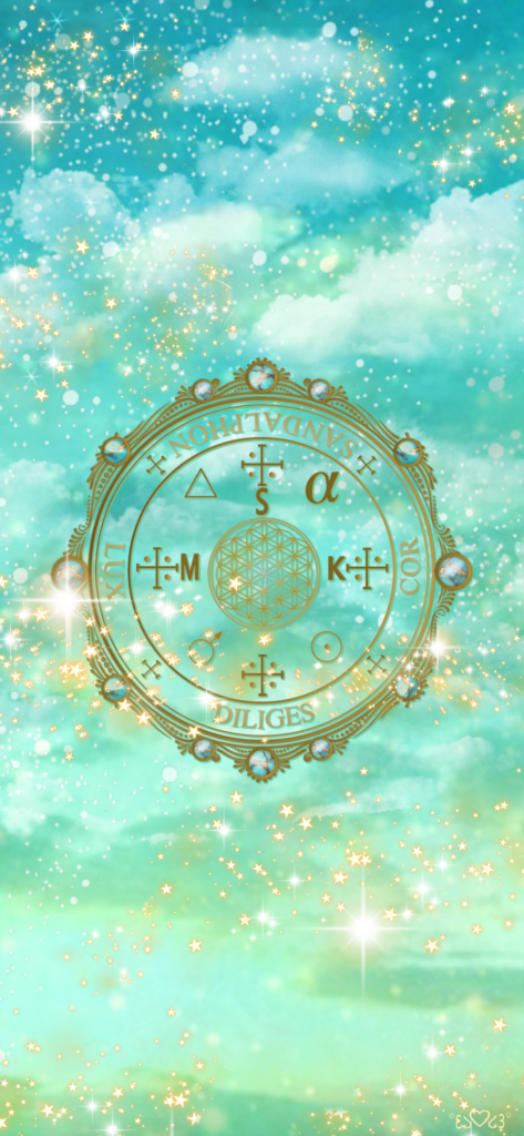 大天使サンダルフォン召喚図スマホ壁紙