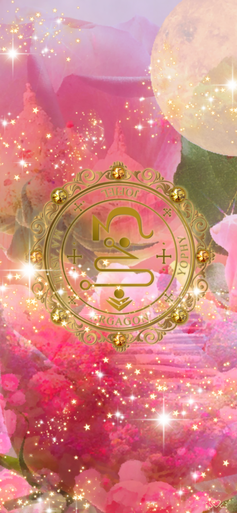 大天使ヨフィエル召喚図壁紙