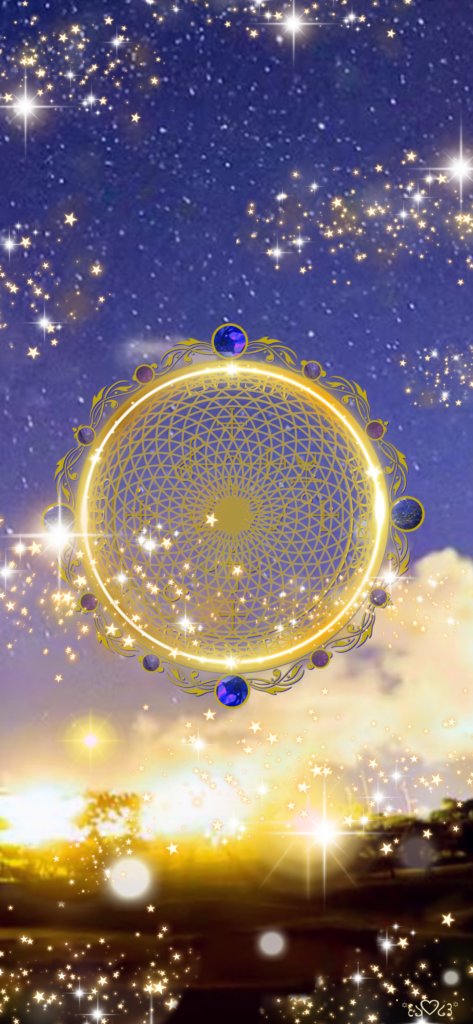 大天使ミカエル召喚図スマホ壁紙