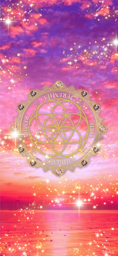 大天使エレミエル召喚図スマホ壁紙