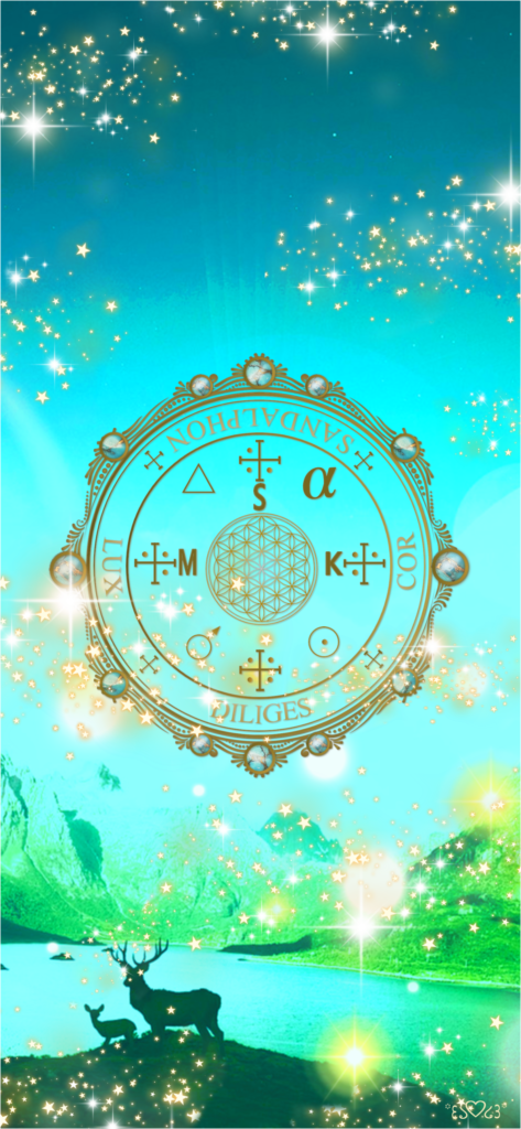 大天使サンダルフォン召喚図スマホ壁紙