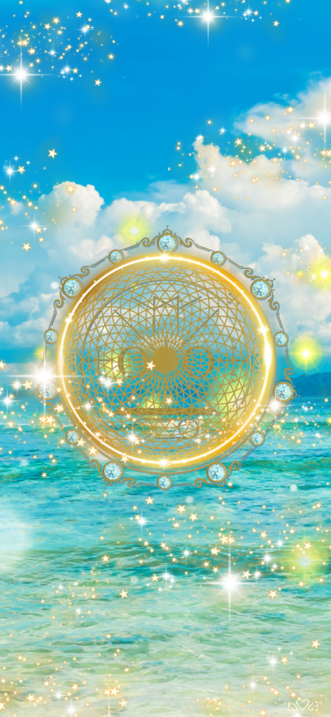 大天使ラギュエル召喚図スマホ壁紙