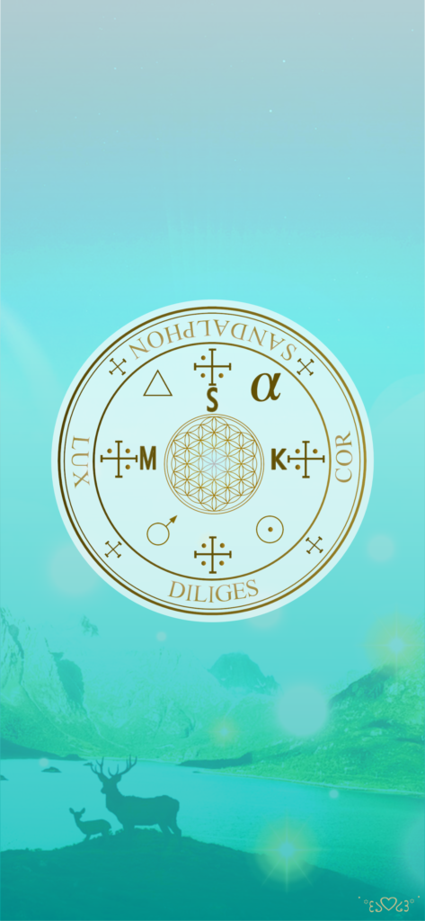 大天使サンダルフォン召喚図スマホ壁紙