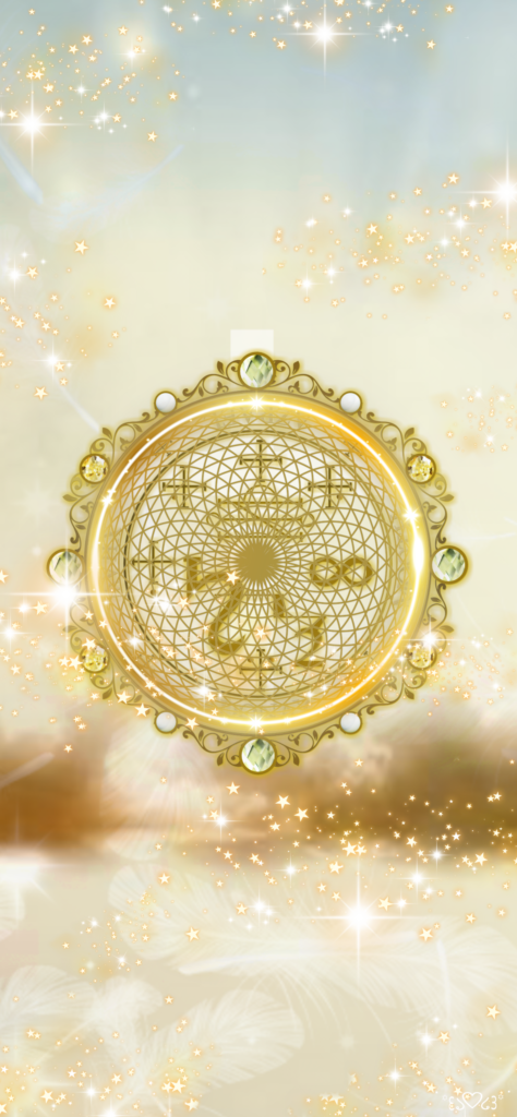 大天使アズラエル召喚図スマホ壁紙