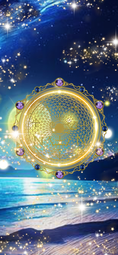 大天使ザドキエル召喚図スマホ壁紙