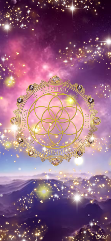 大天使エレミエル召喚図スマホ壁紙