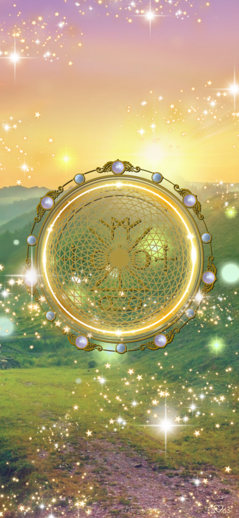 大天使ラジエル召喚図スマホ壁紙