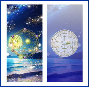 大天使ザドキエル召喚図スマホ壁紙