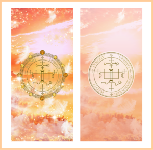 大天使ガブリエルの召喚図スマホ壁紙