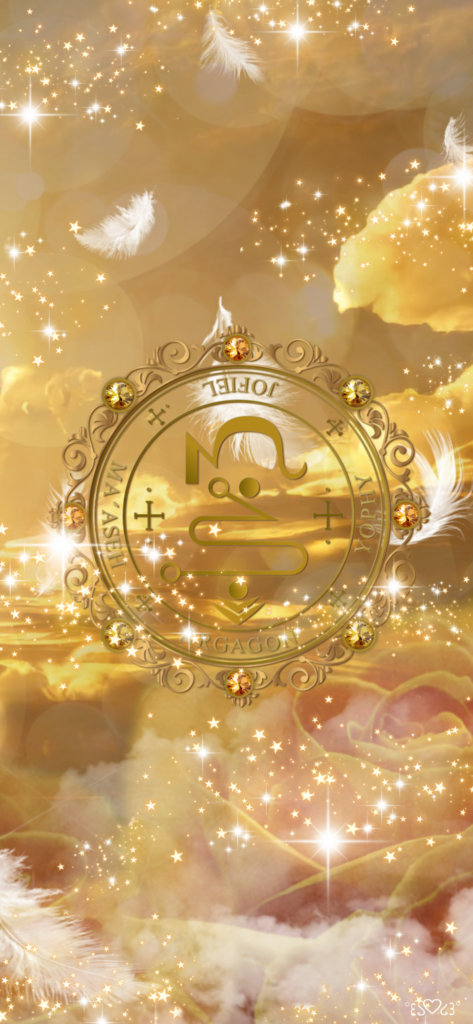 大天使ヨフィエル召喚図スマホ壁紙