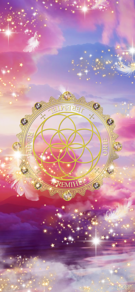 大天使エレミエル(ジェレミエル) の召喚図スマホ壁紙