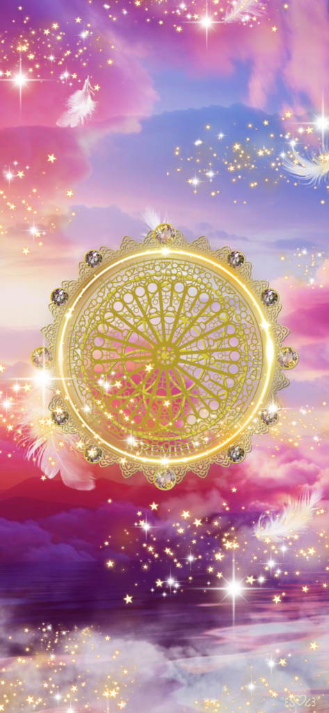 大天使エレミエル(ジェレミエル) の召喚図スマホ壁紙