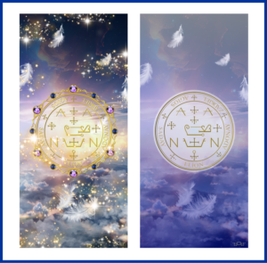 大天使ザドキエルの召喚図スマホ壁紙