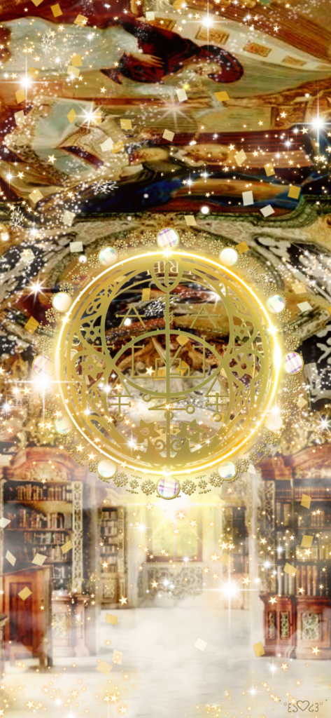 大天使ウリエル召喚図スマホ壁紙