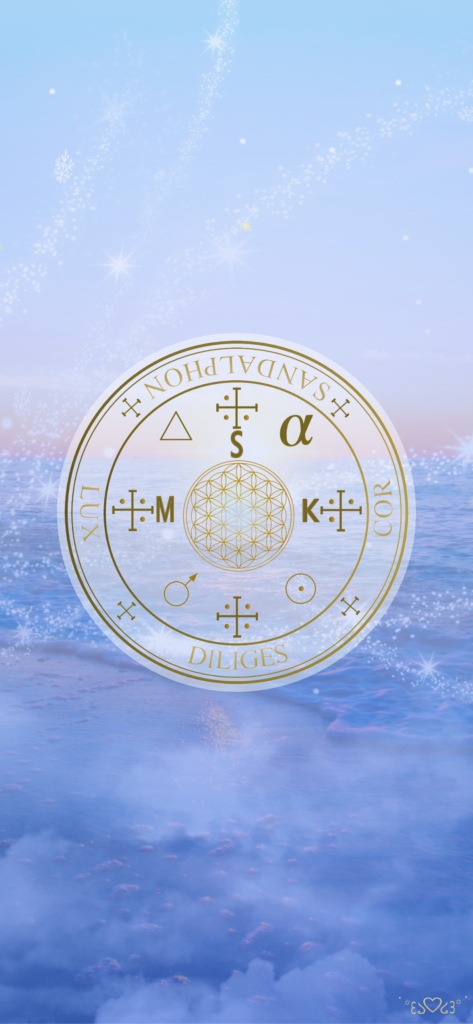 大天使サンダルフォン召喚図スマホ壁紙