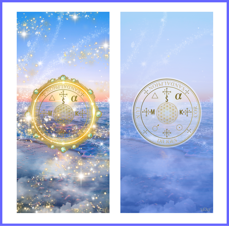 大天使サンダルフォン召喚図スマホ壁紙