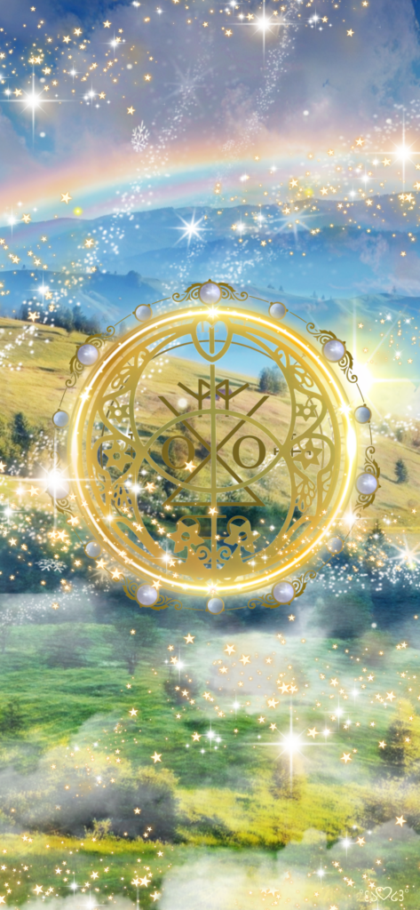 大天使ラジエル召喚図スマホ壁紙