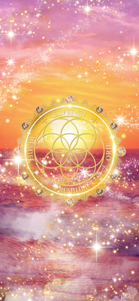 大天使エレミエル召喚図スマホ壁紙