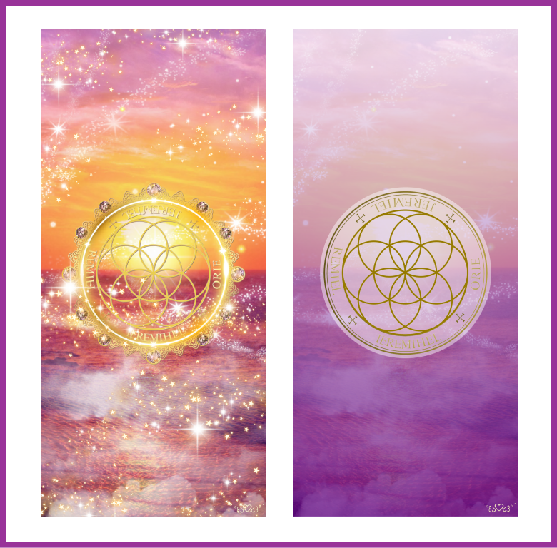 大天使エレミエル召喚図スマホ壁紙