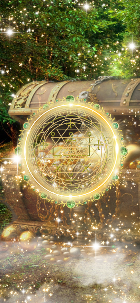 大天使ラファエル召喚図スマホ壁紙