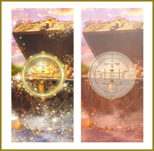 大天使ガブリエル召喚図スマホ壁紙