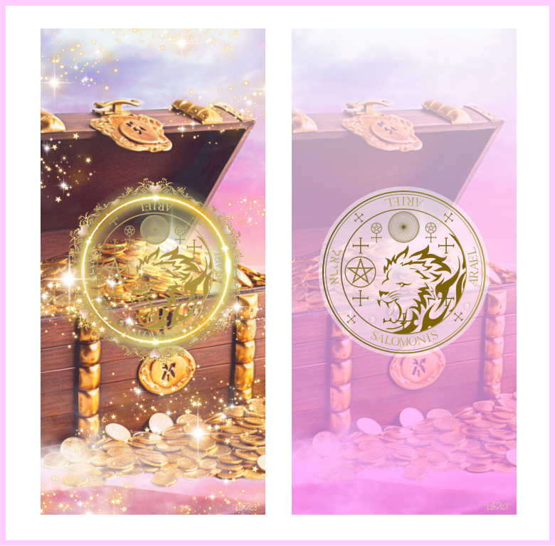 大天使アリエル召喚図スマホ壁紙