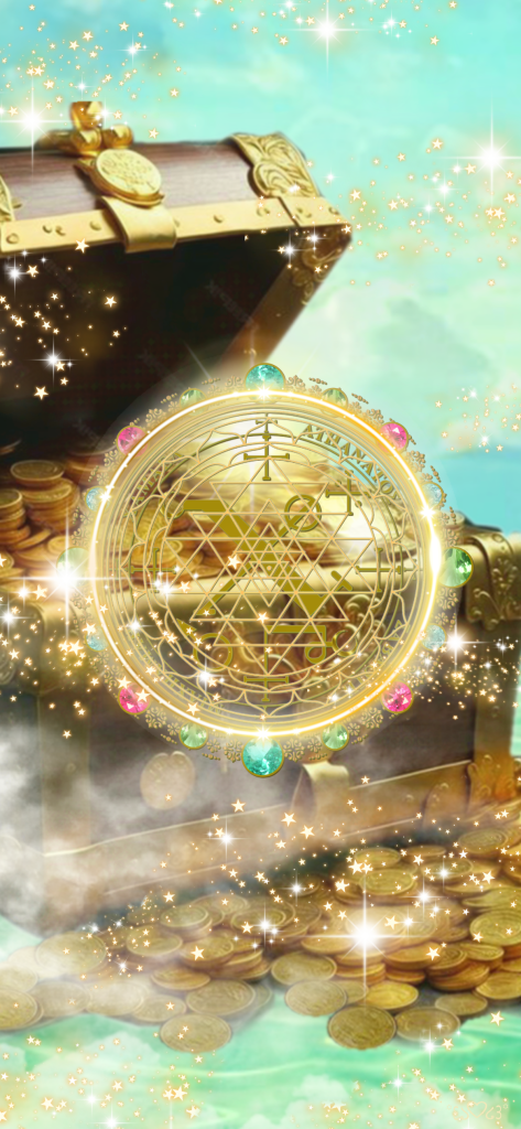 大天使チャミュエル(カマエル)召喚図スマホ壁紙