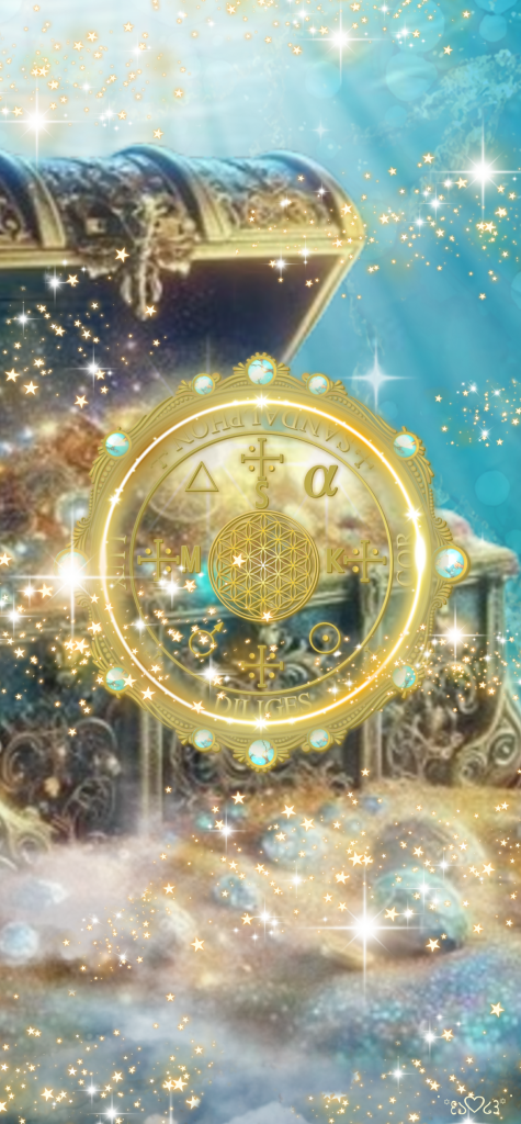 大天使サンダフォン召喚図スマホ壁紙