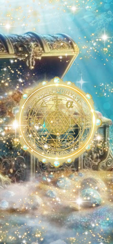 大天使サンダフォン召喚図スマホ壁紙