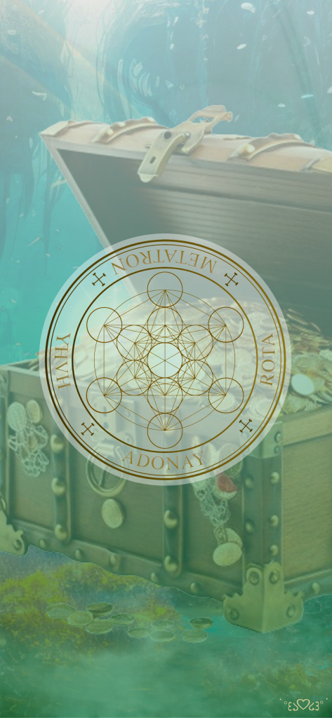 大天使メタトロン召喚図スマホ壁紙