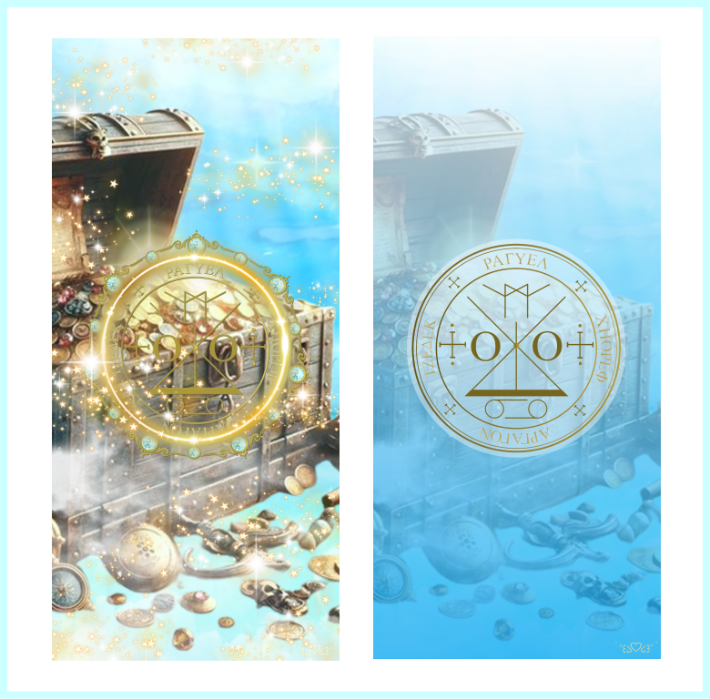 大天使ラギュエル召喚図スマホ壁紙