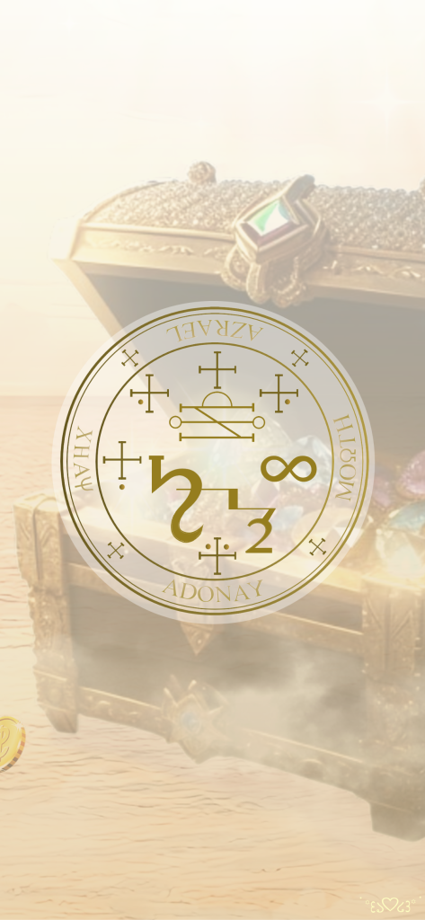 大天使アズラエル召喚図スマホ壁紙