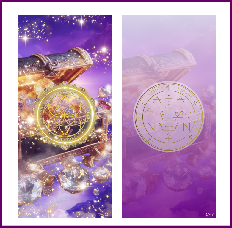 大天使エレミエル召喚図スマホ壁紙