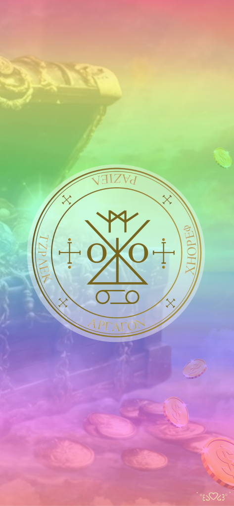 大天使ラジエル召喚図スマホ壁紙