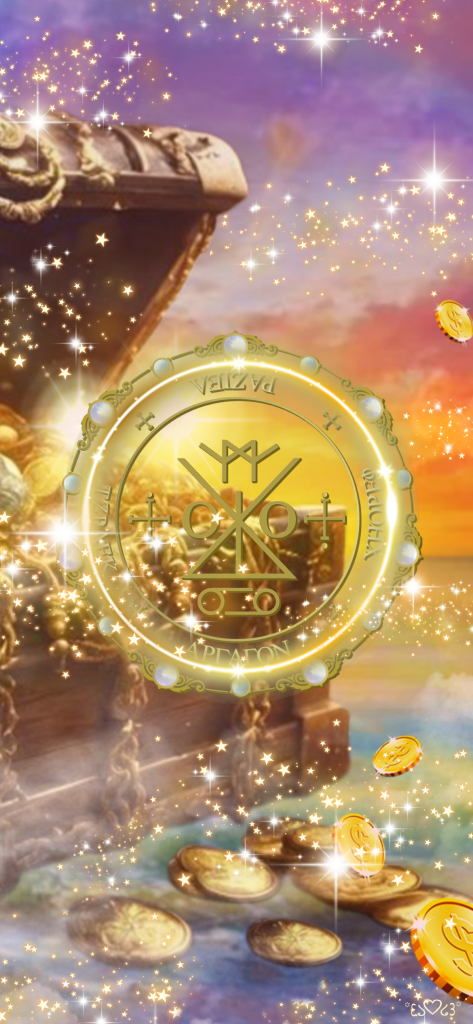 大天使ラジエル召喚図スマホ壁紙