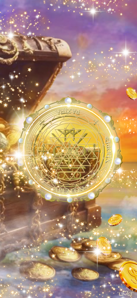 大天使ラジエル召喚図スマホ壁紙