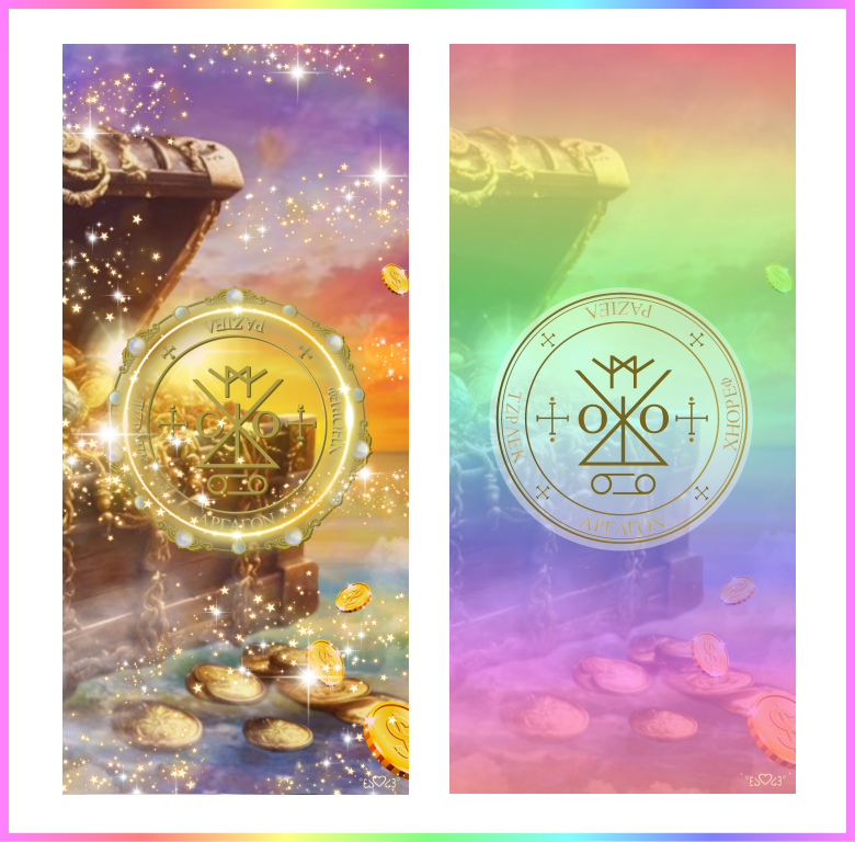 大天使ラジエル召喚図スマホ壁紙