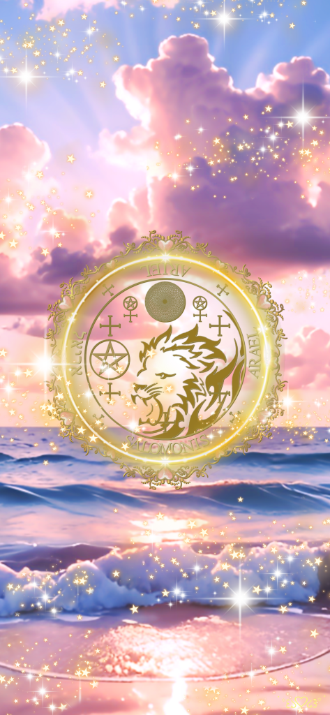 大天使アリエル召喚図スマホ壁紙