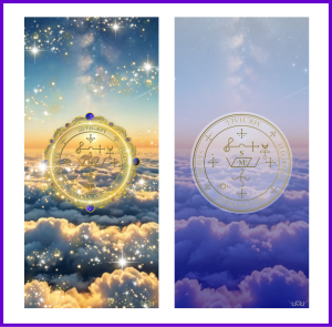 大天使ミカエル召喚図スマホ壁紙